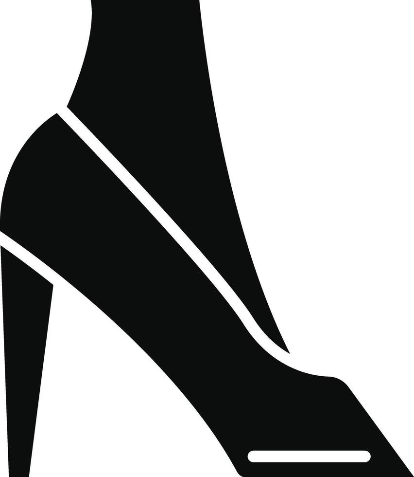 High Heels Illustration Detailed Icon vector
