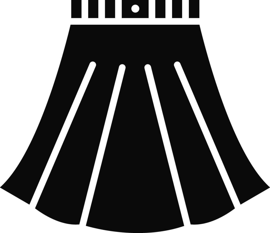 Skirt Illustration Detailed Icon vector