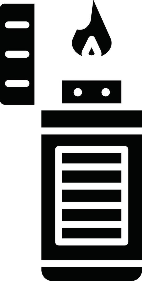 Lighter Illustration Detailed Icon vector