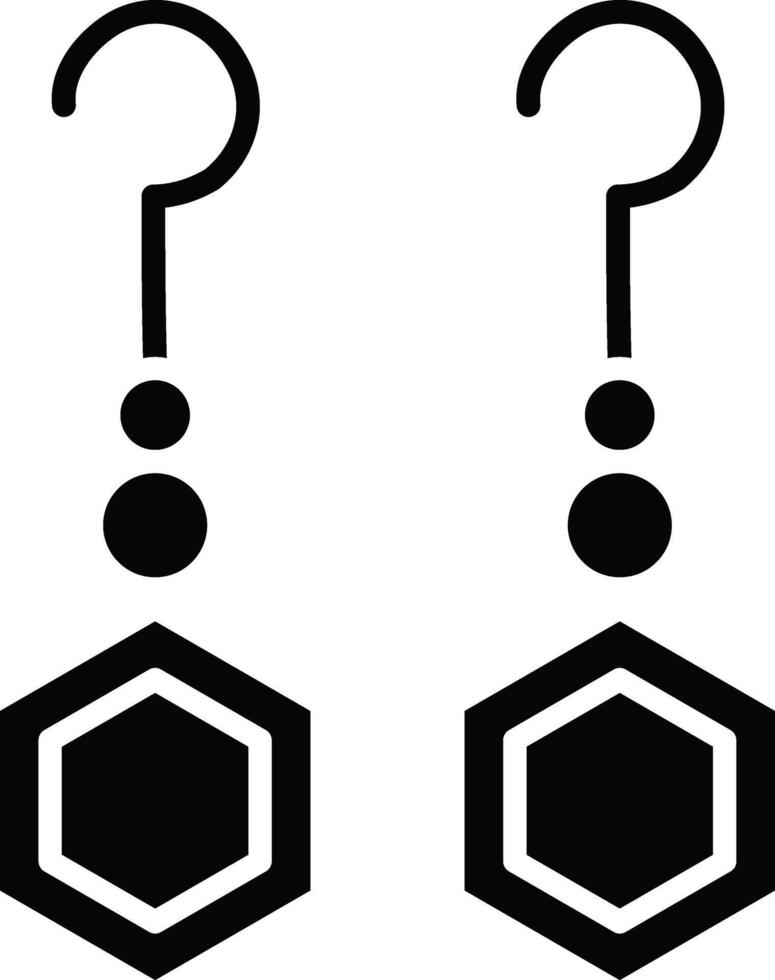 Earrings Illustration Detailed Icon vector