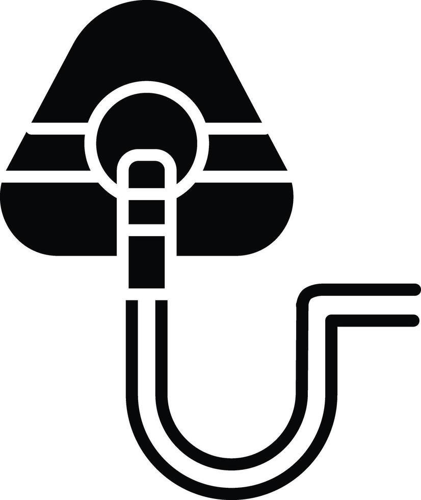 Oxygen Mask Detailed Illustration Icon vector