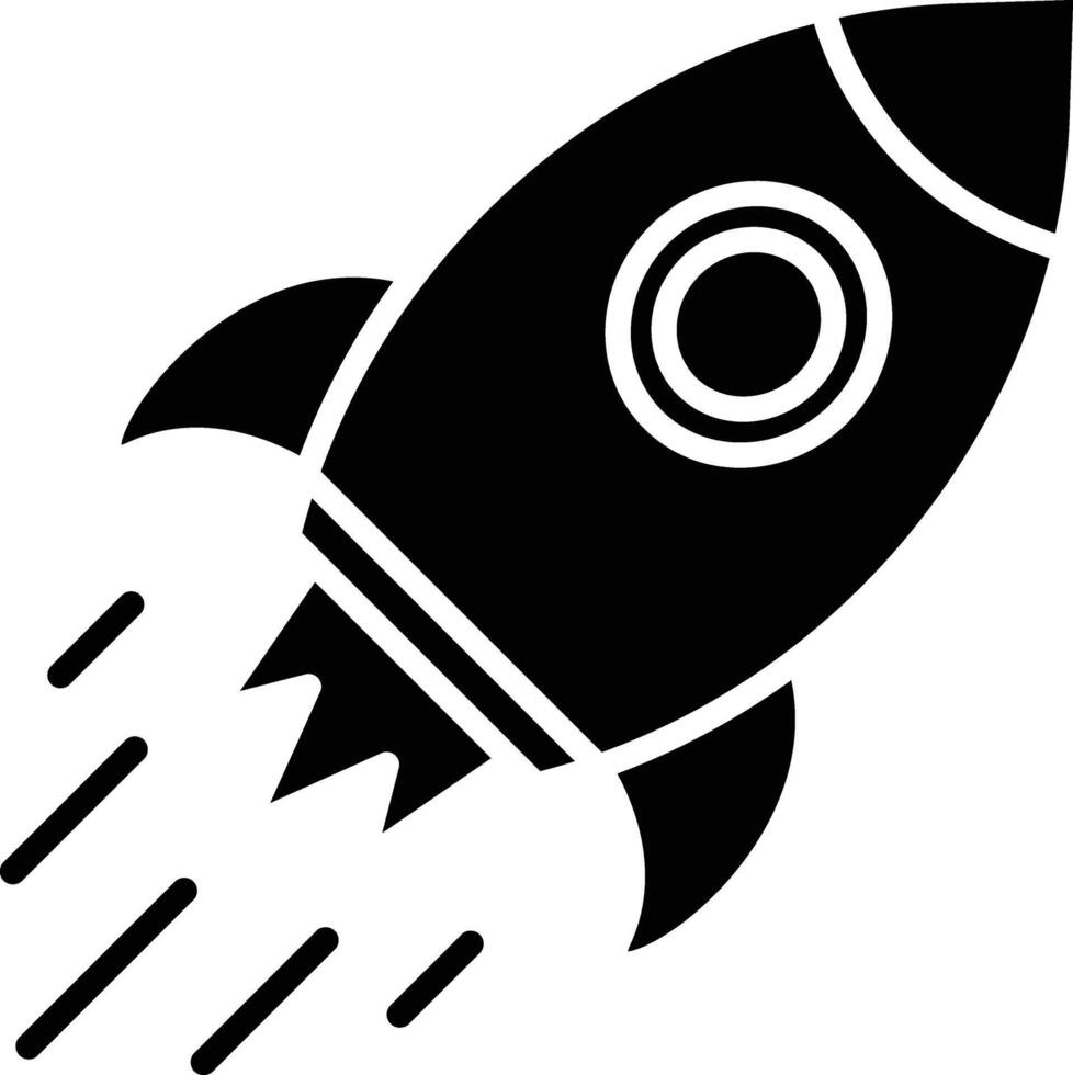 Rocket Detailed Illustration Icon vector