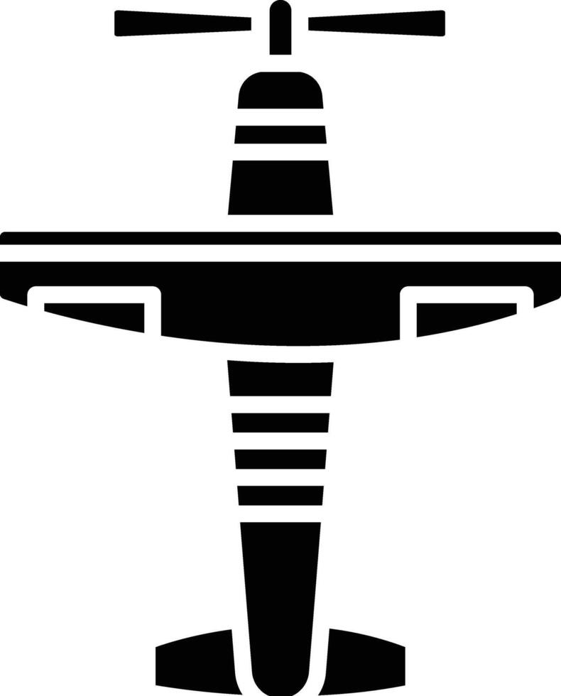 Biplane Detailed Illustration Icon vector