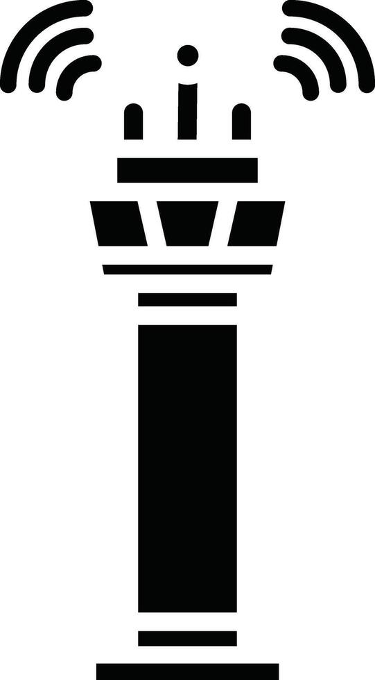 Control Tower Detailed Illustration Icon vector