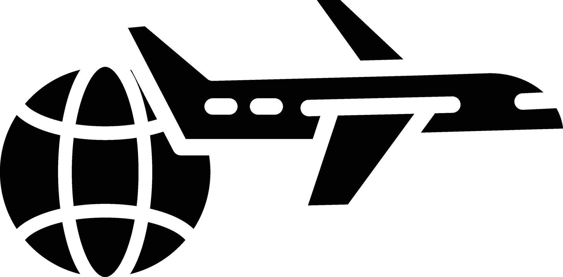 Airliner Detailed Illustration Icon vector