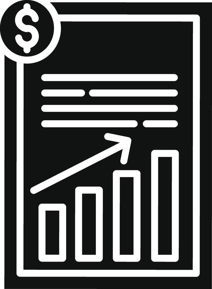 Reporting Detailed Illustration Icon vector