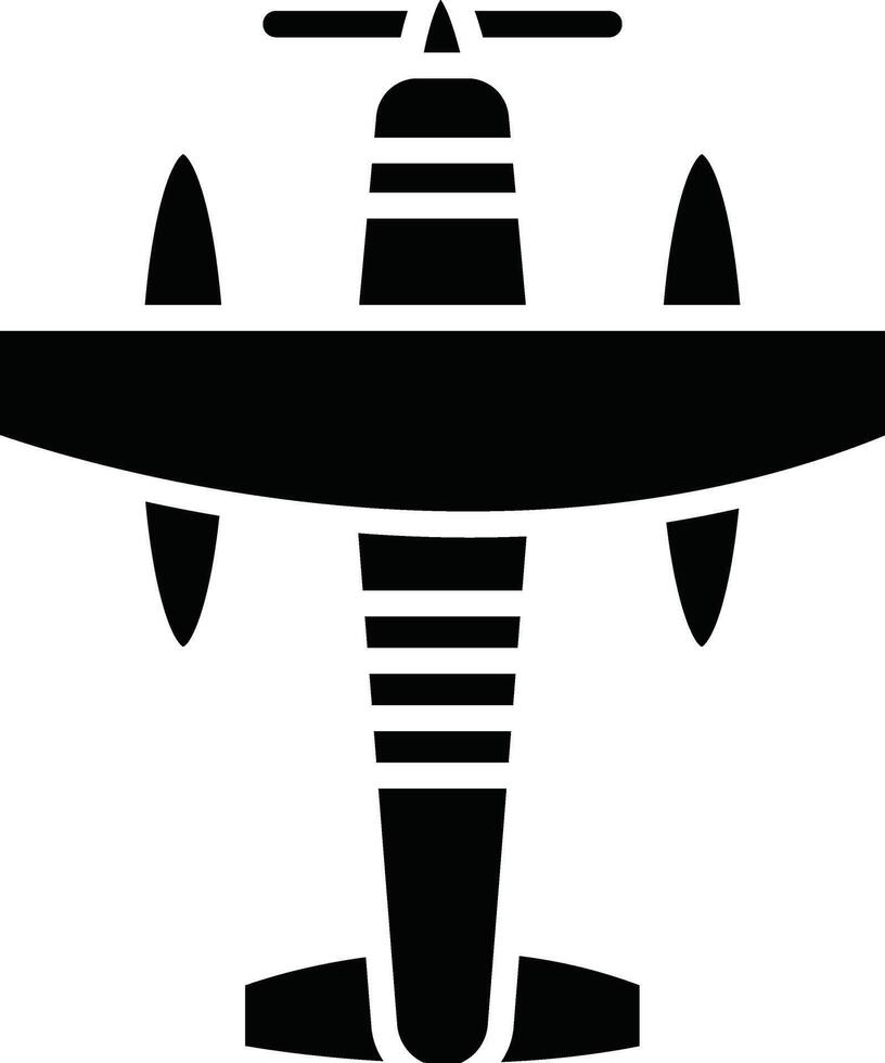 Seaplane Detailed Illustration Icon vector