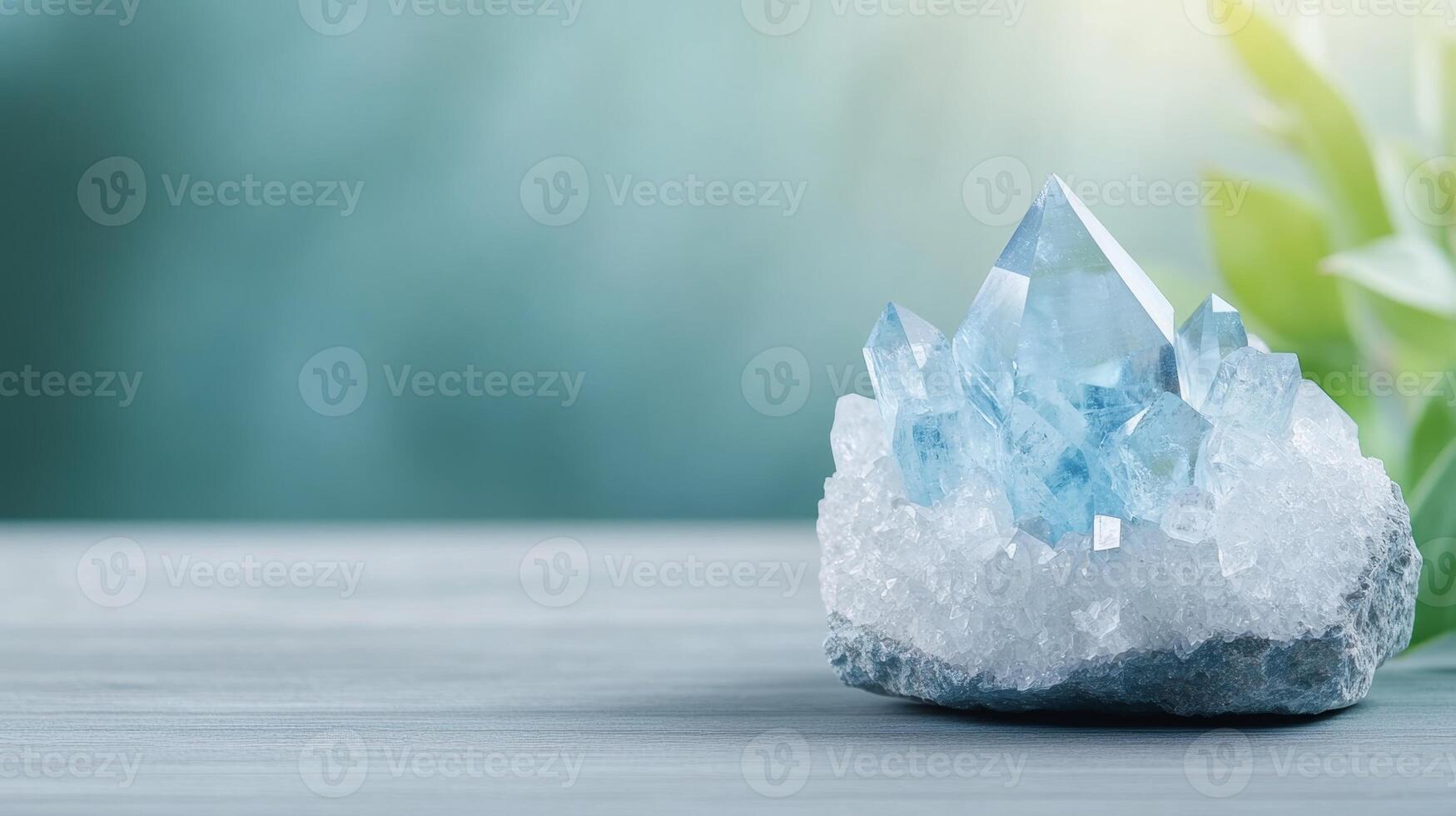 macro photo of natural crystals on natural background