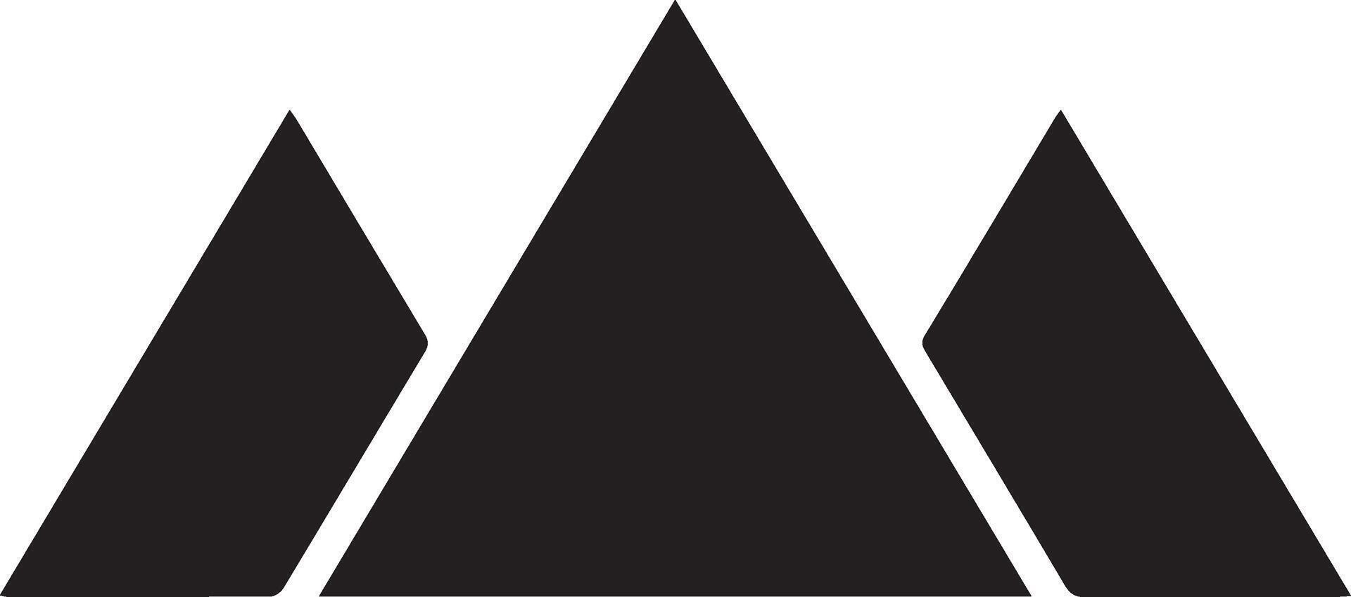 an icon mountain clipart vector