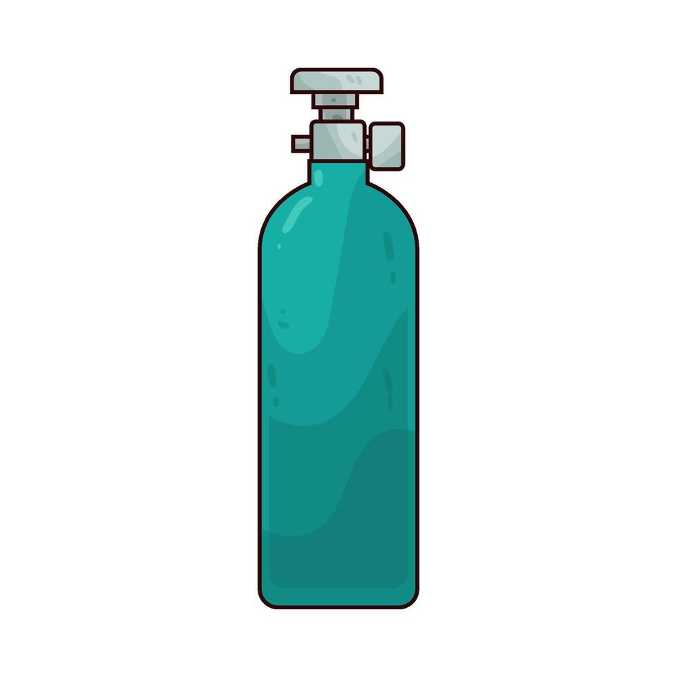 Oxygen Cylinder illustration vector