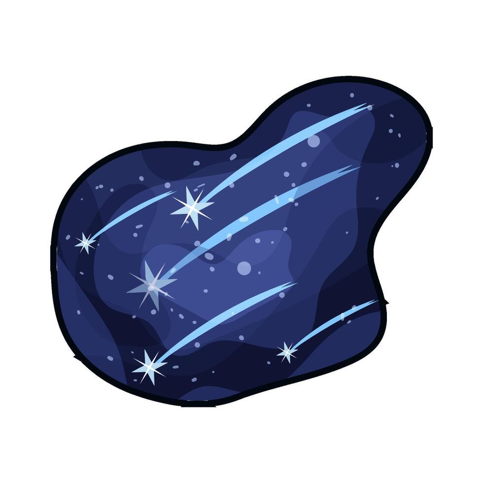 shooting star illustration vector