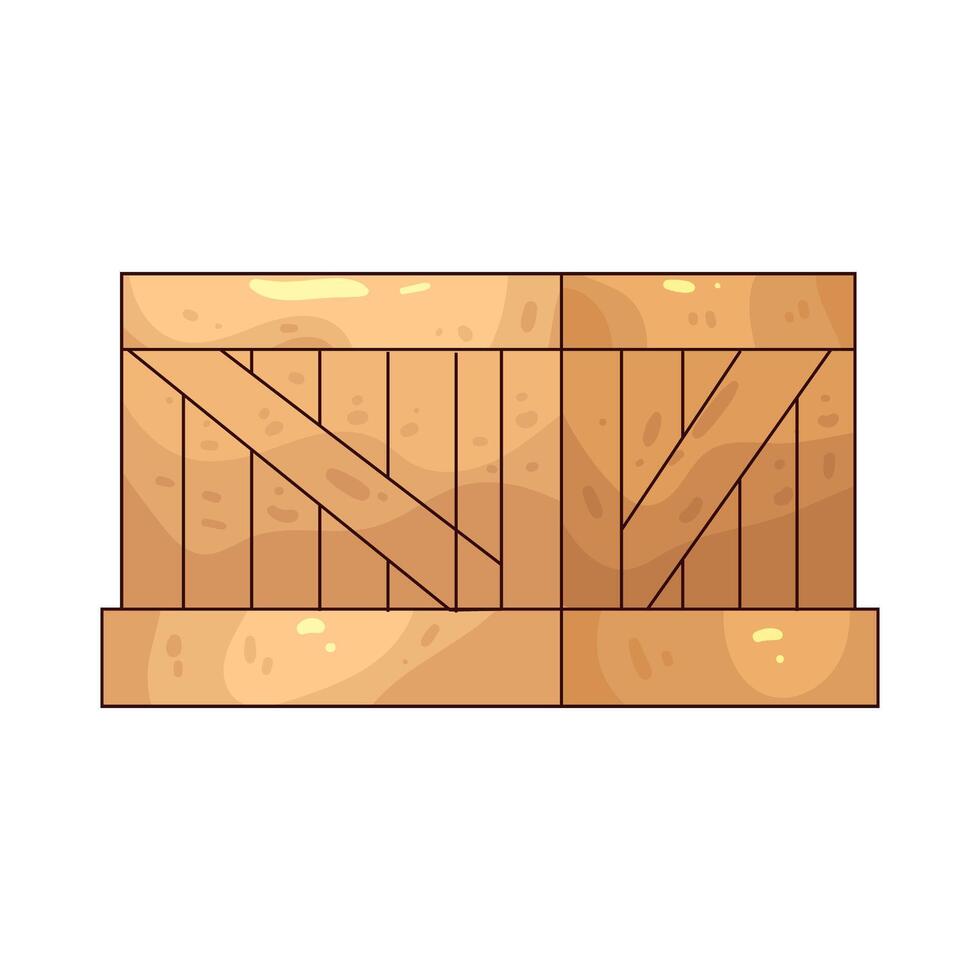 wooden Crates illustration vector