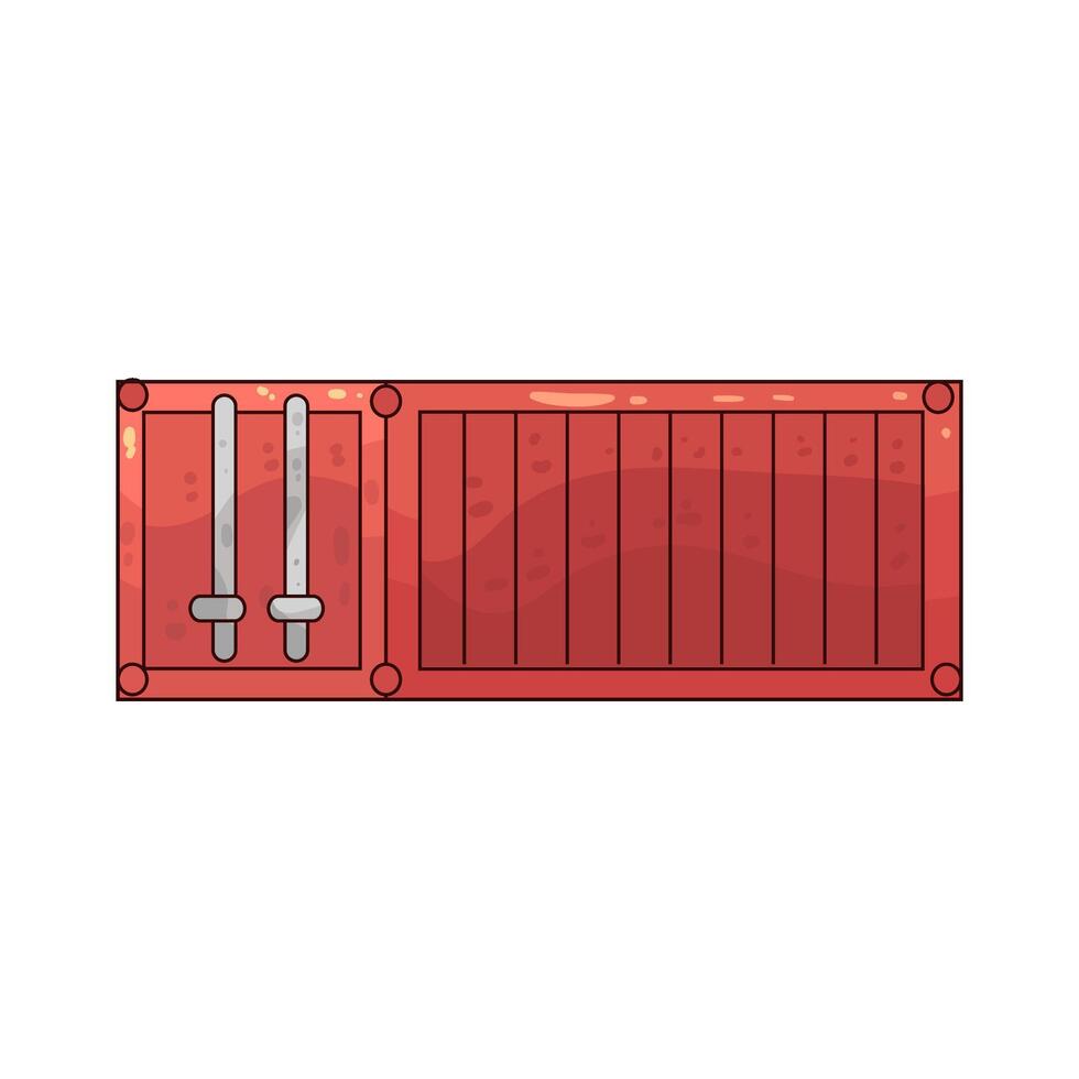 container box illustration vector