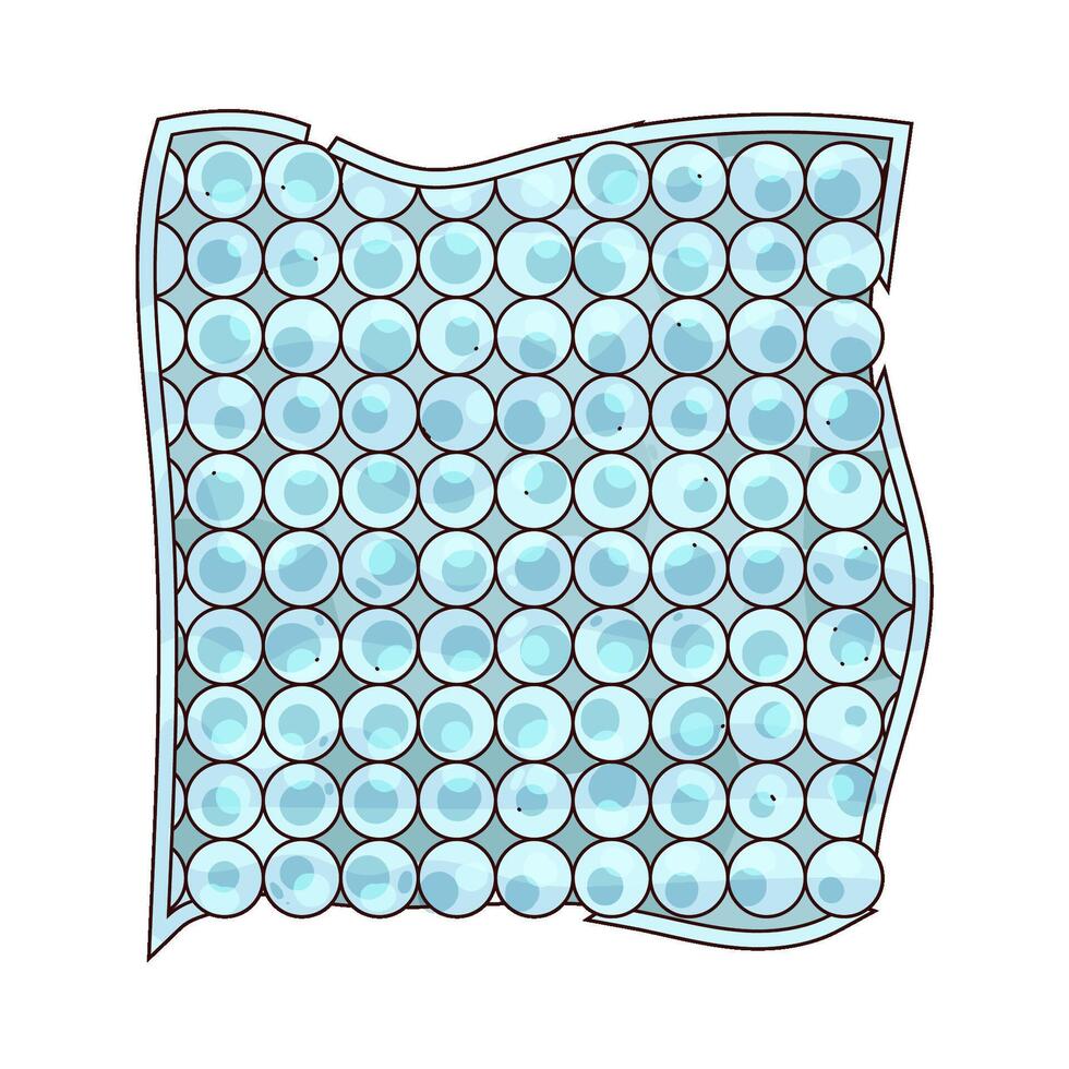 bubble wrap illustration vector