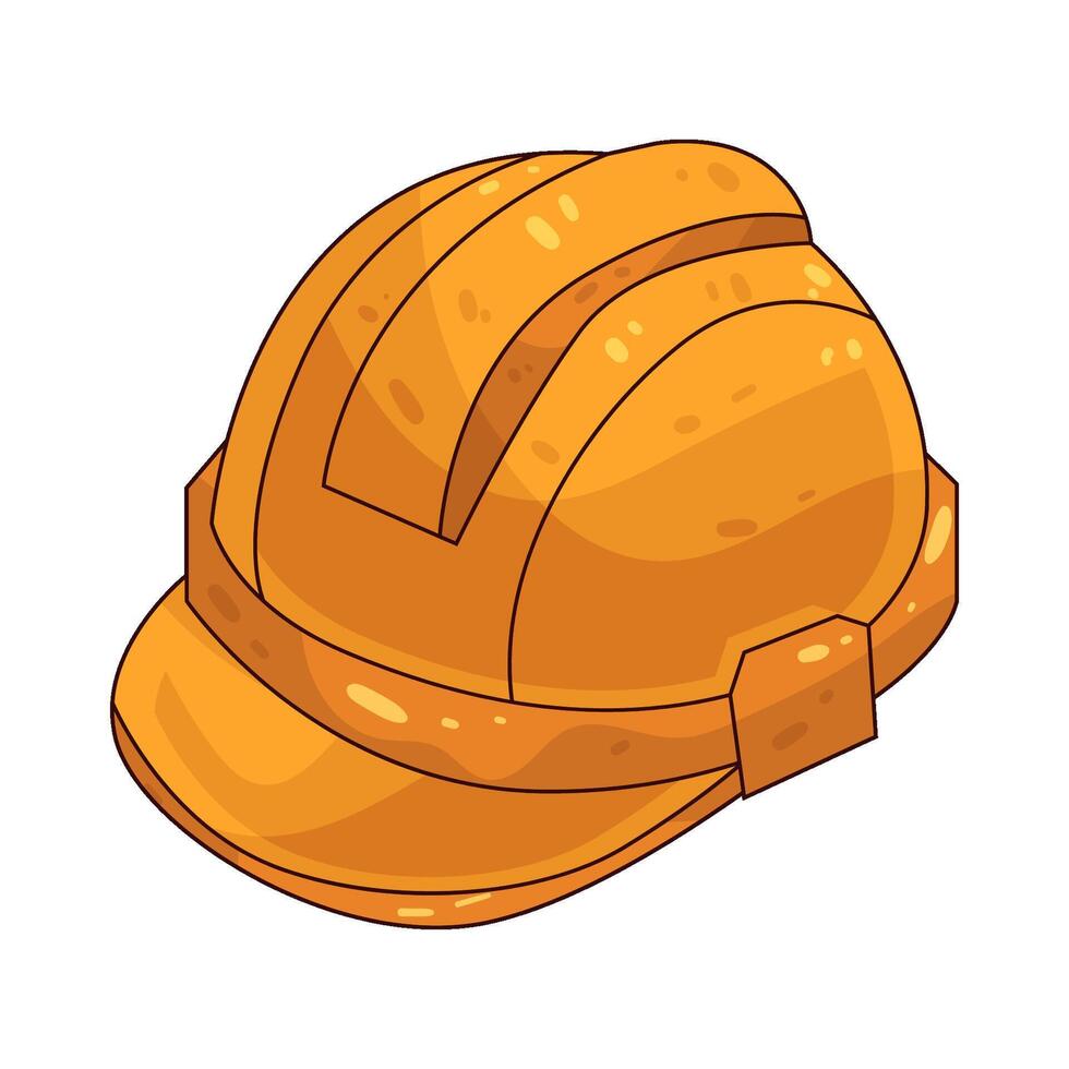 safety helmet illustration vector