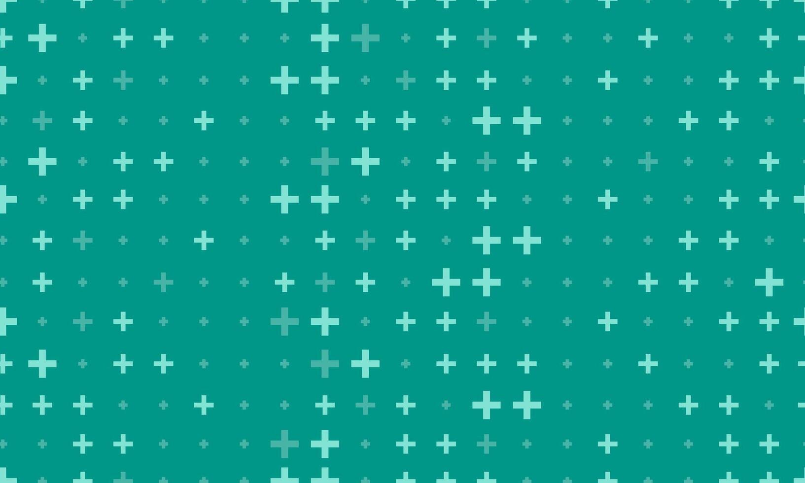 Medical cross seamless pattern. Geometric mathematical pattern. vector