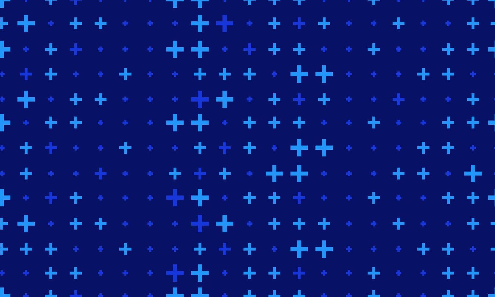 Medical cross seamless pattern. Plus mathematical background vector