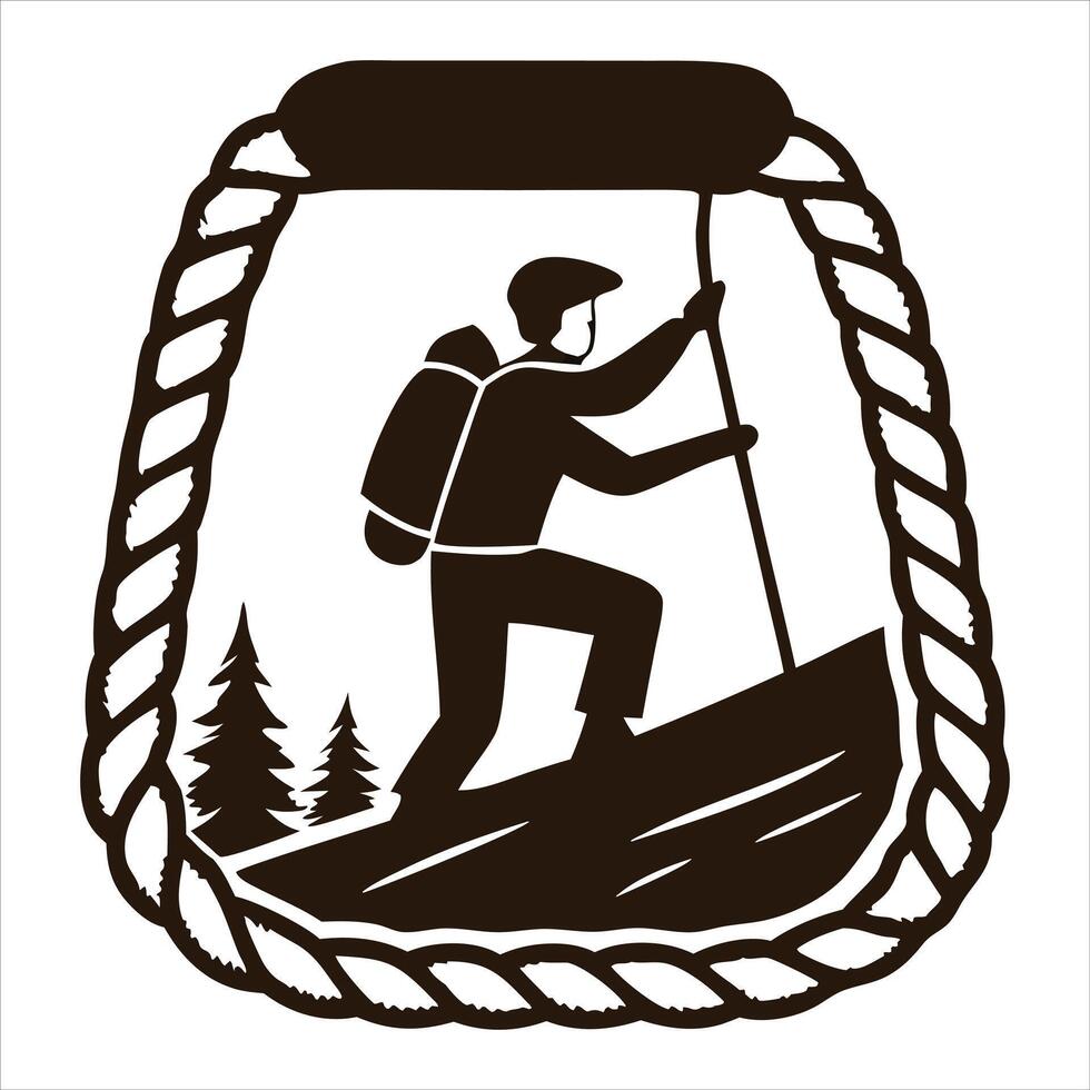Campfire and Wilderness Dreams vector