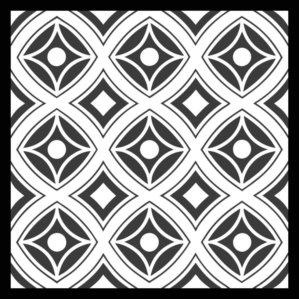 a black and white geometric pattern on a white background vector