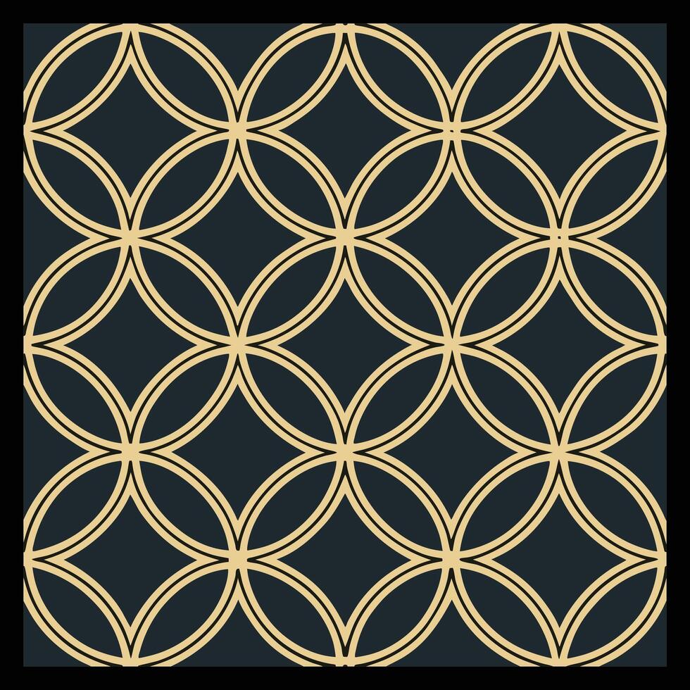 a black and gold geometric pattern. vector