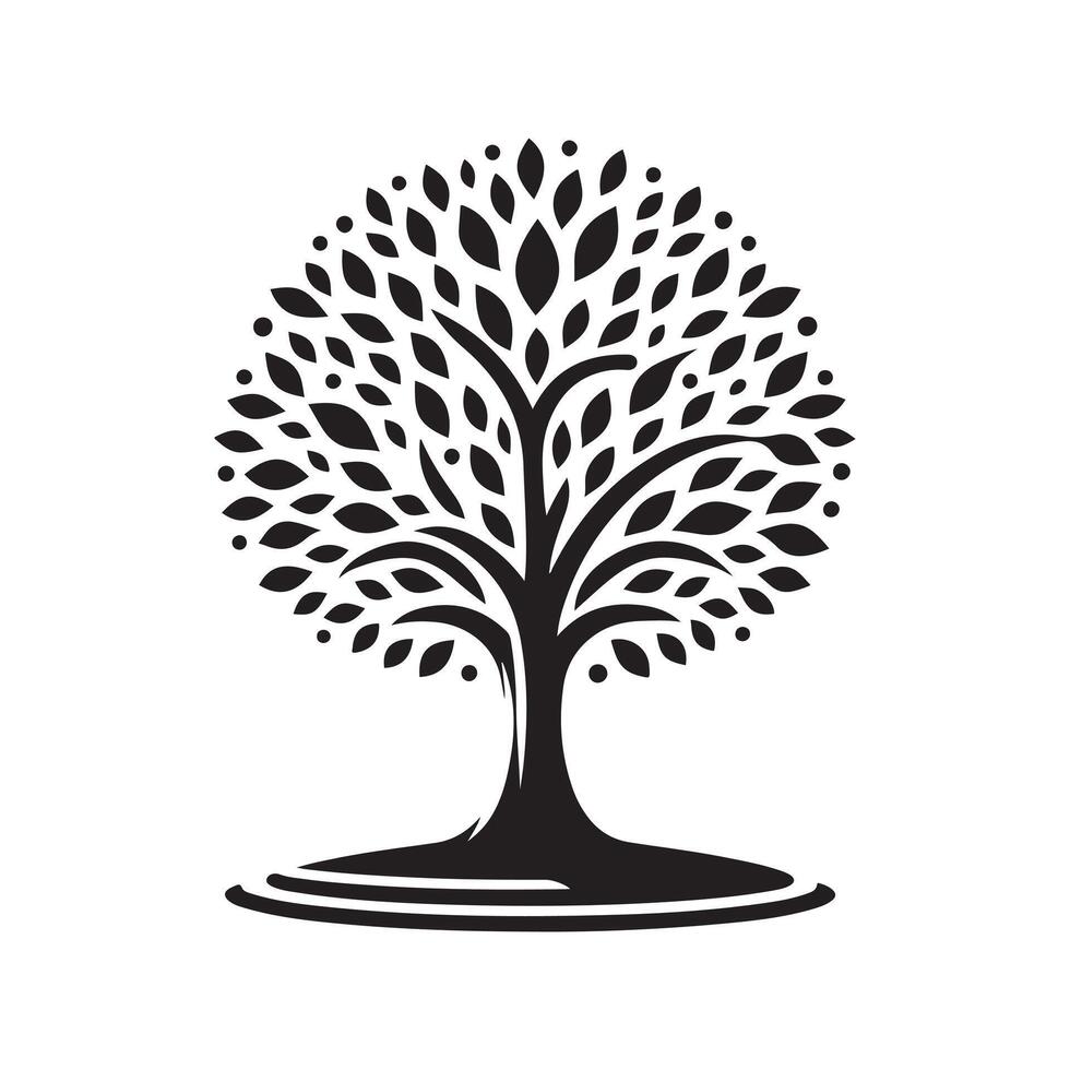 Deciduous Tree Silhouette Vectors for Landscape Design Projects