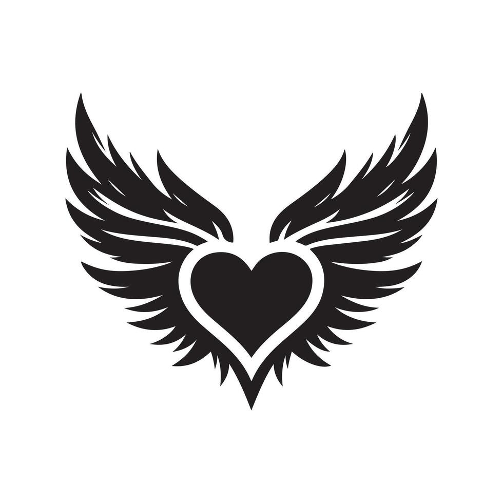 Feathered Wings Silhouette Vectors Pack for Creatives