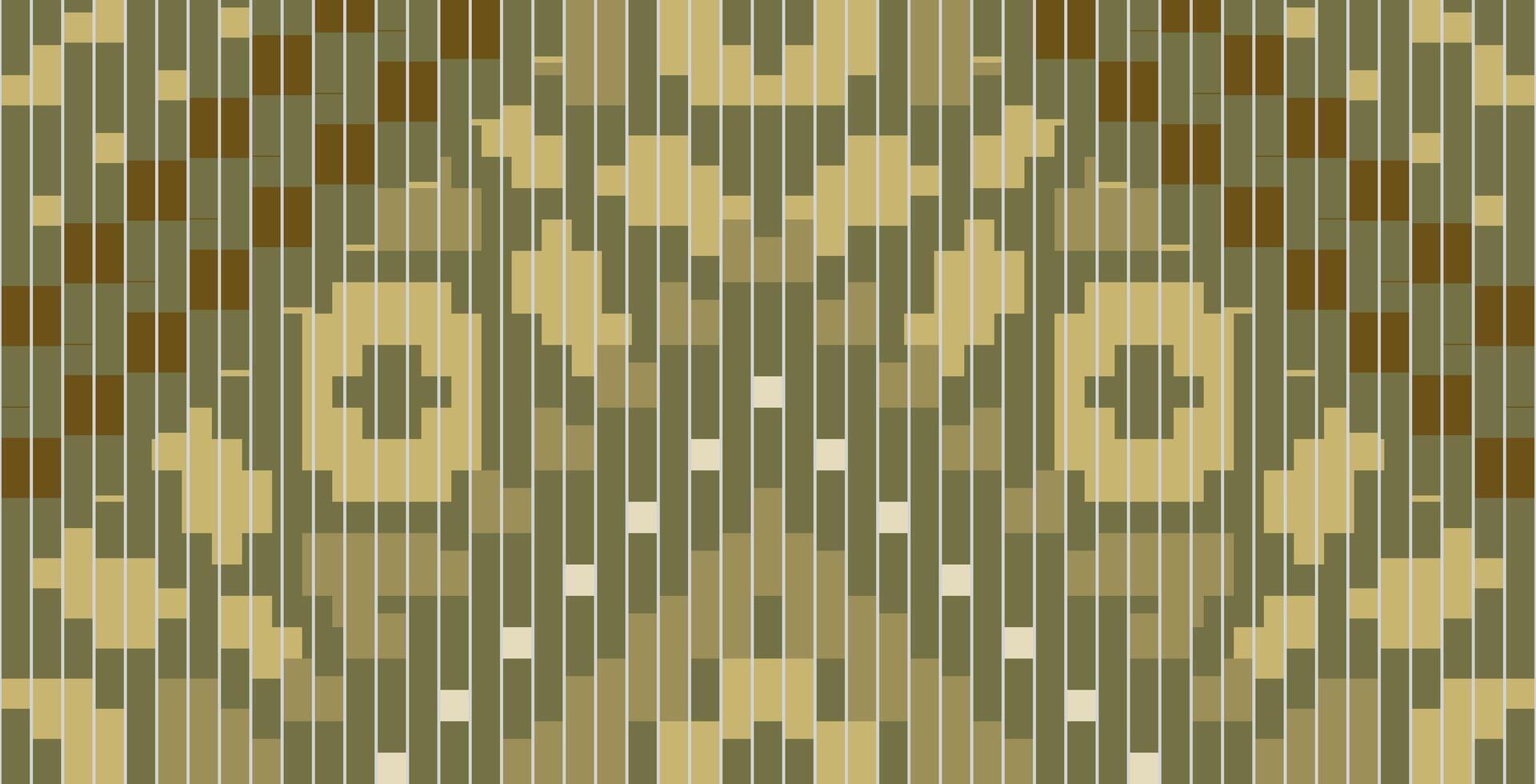 Ethnic Fabric Pixel Geometric Ethnic Patternfolk Embroidery, Aztec Geometric Ornament Print. Design for Carpet, Wallpaper, Clothing, Wrapping, Fabric vector