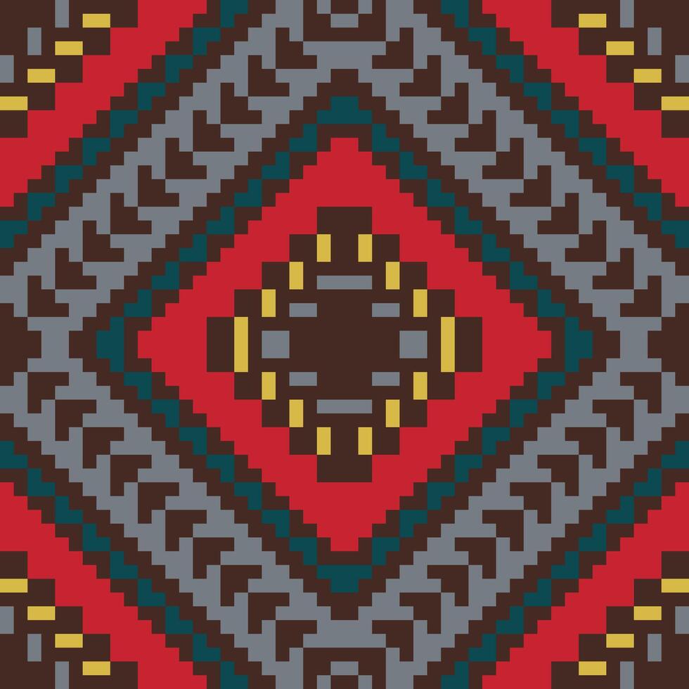 Sarong Arabic Geometric Pattern Wallpaperfolk Embroidery, Aztec Geometric Ornament Print. Design for Carpet, Wallpaper, Clothing, Wrapping, Fabric vector