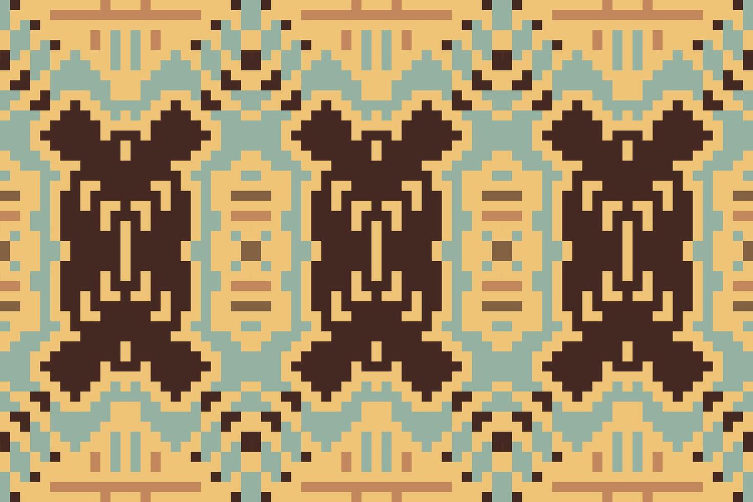 Mexican Abstract Geometric Pattern Backgroundfolk Embroidery, Aztec Geometric Ornament Print. Design for Carpet, Wallpaper, Clothing, Wrapping, Fabric vector