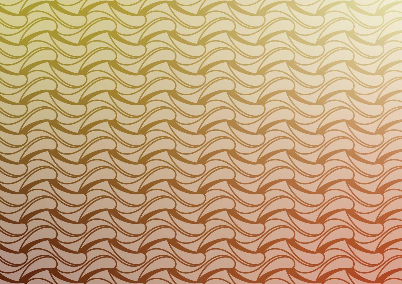 Brown line wave art pattern gradient background vector
