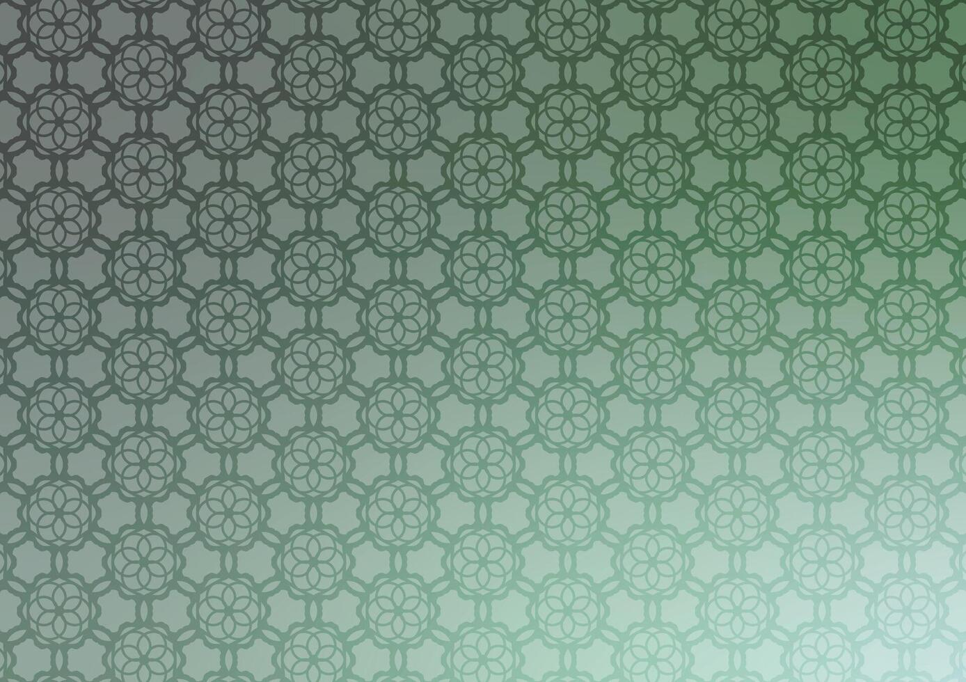 Geometry pattern gradient green triangle background vector