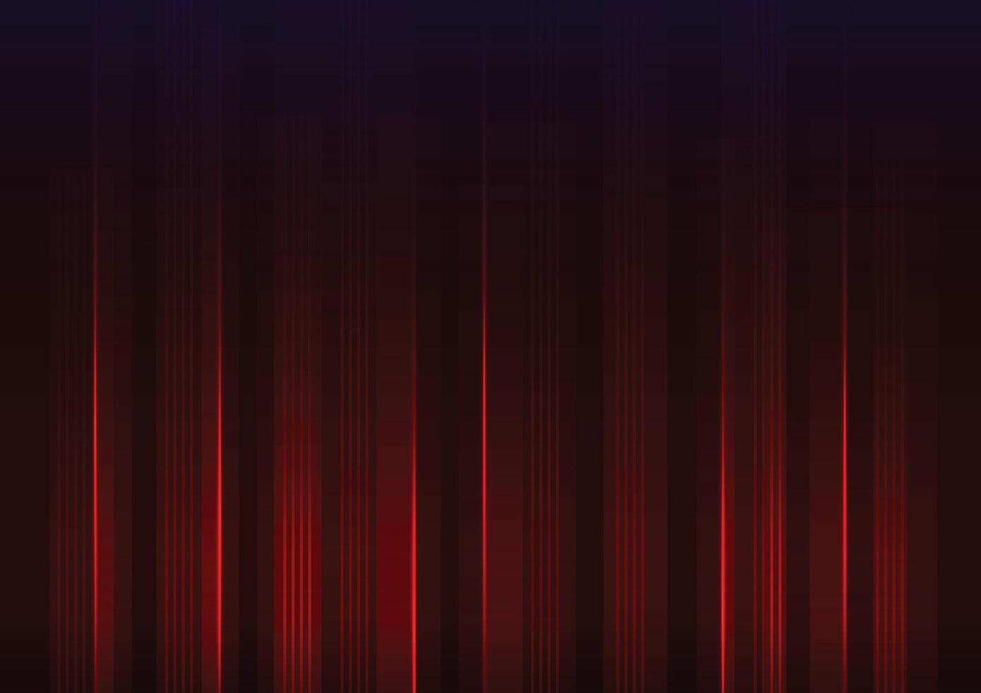 Modern dark red tech presentation background vector