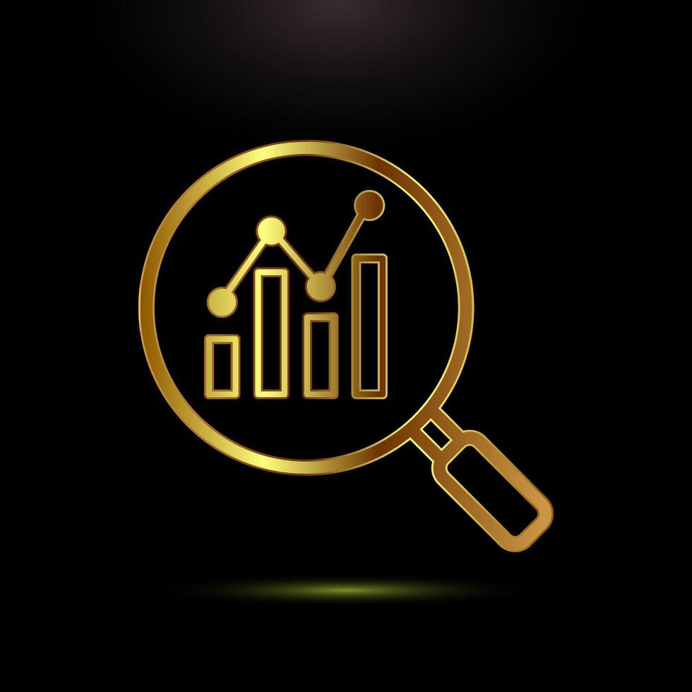 Data analytics icon design vector