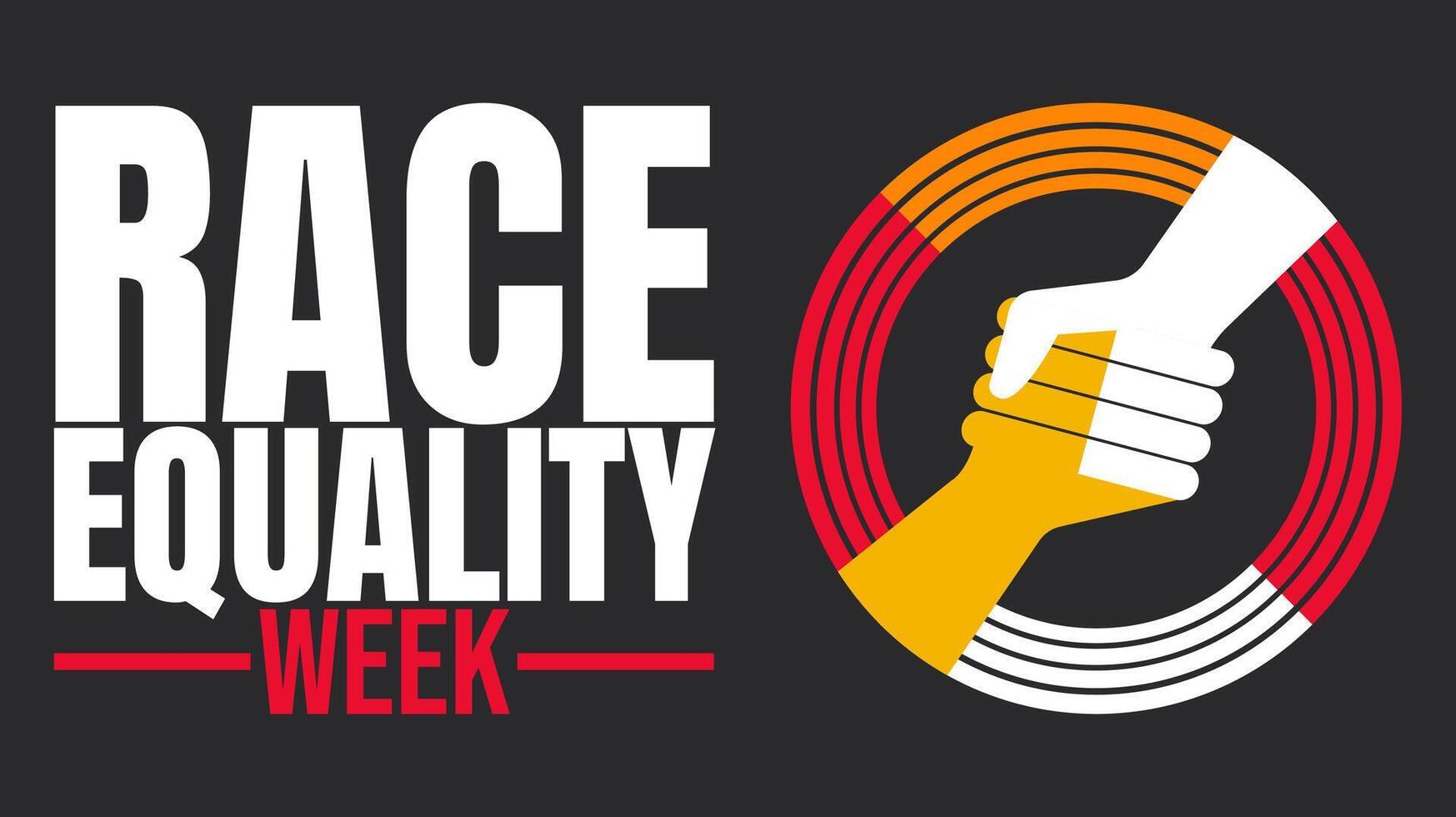 Race Equality Week Unite for Inclusion and Diversity vector