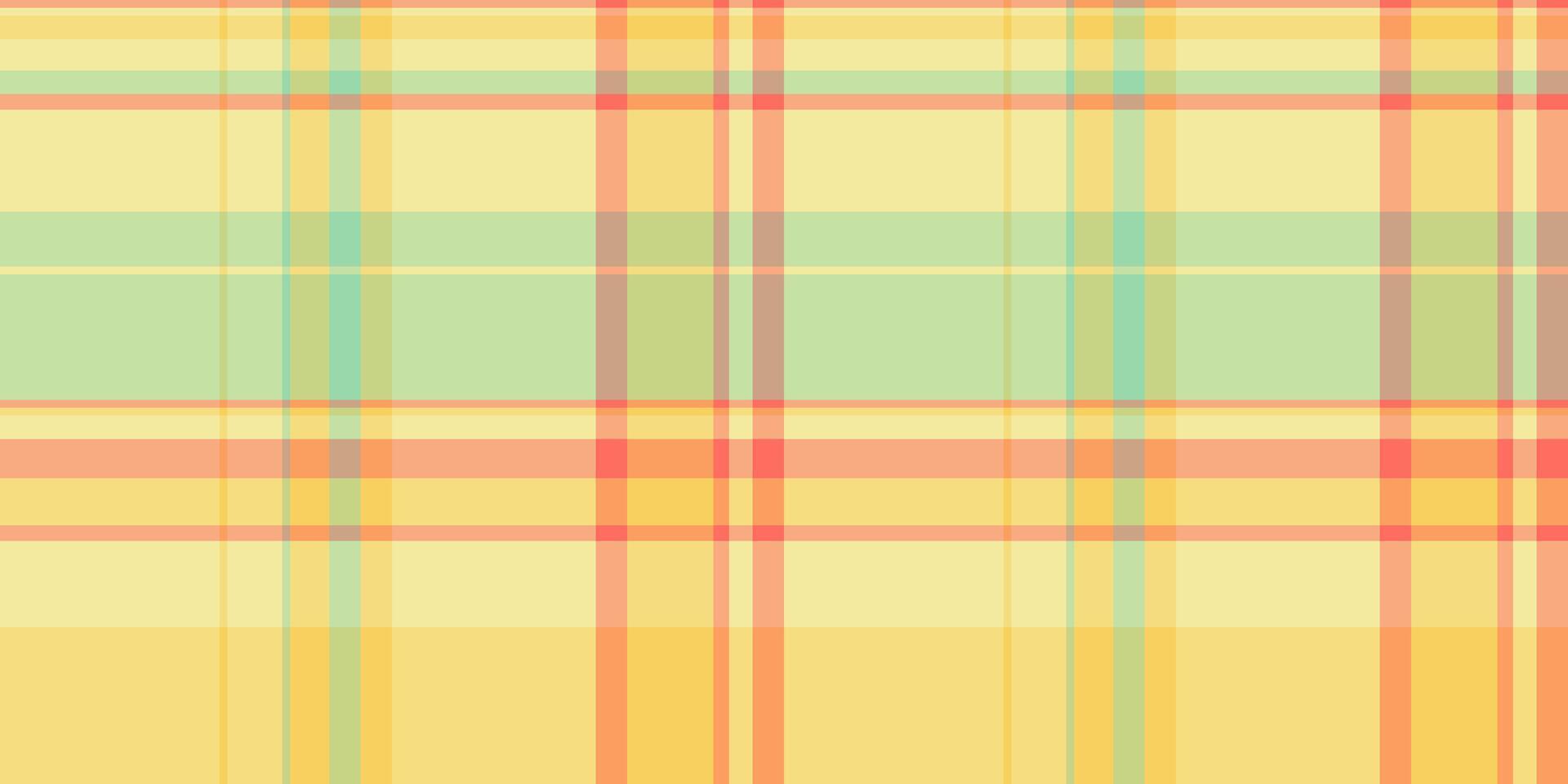 Pastel plaid pattern. Soft, summery colors in a classic check design. Perfect for textiles, websites, or packaging. Versatile and visually appealing. vector