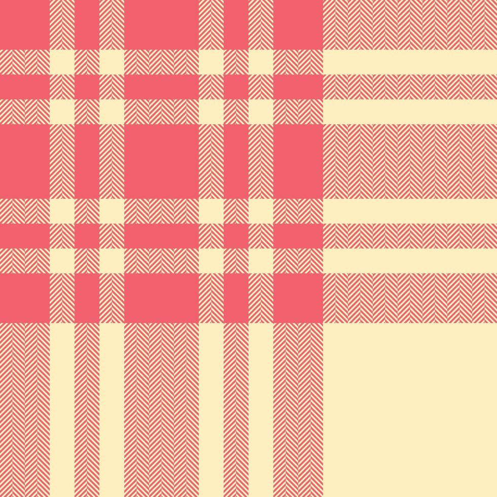 Stylish pink and beige herringbone plaid pattern. Perfect for textile design, website backgrounds, packaging, and more. A versatile and modern geometric design. vector