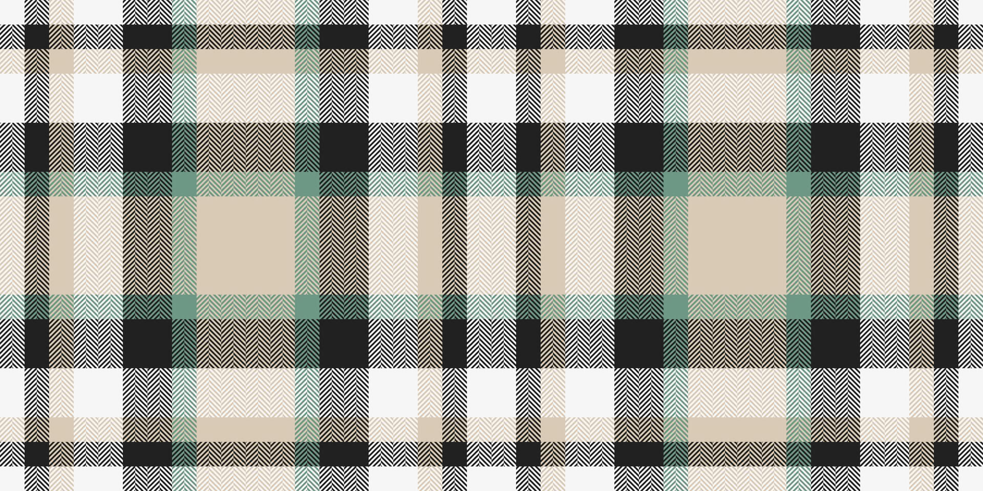 Handsome background pattern texture, funky fabric check textile. Top plaid seamless tartan in white and black colors. vector