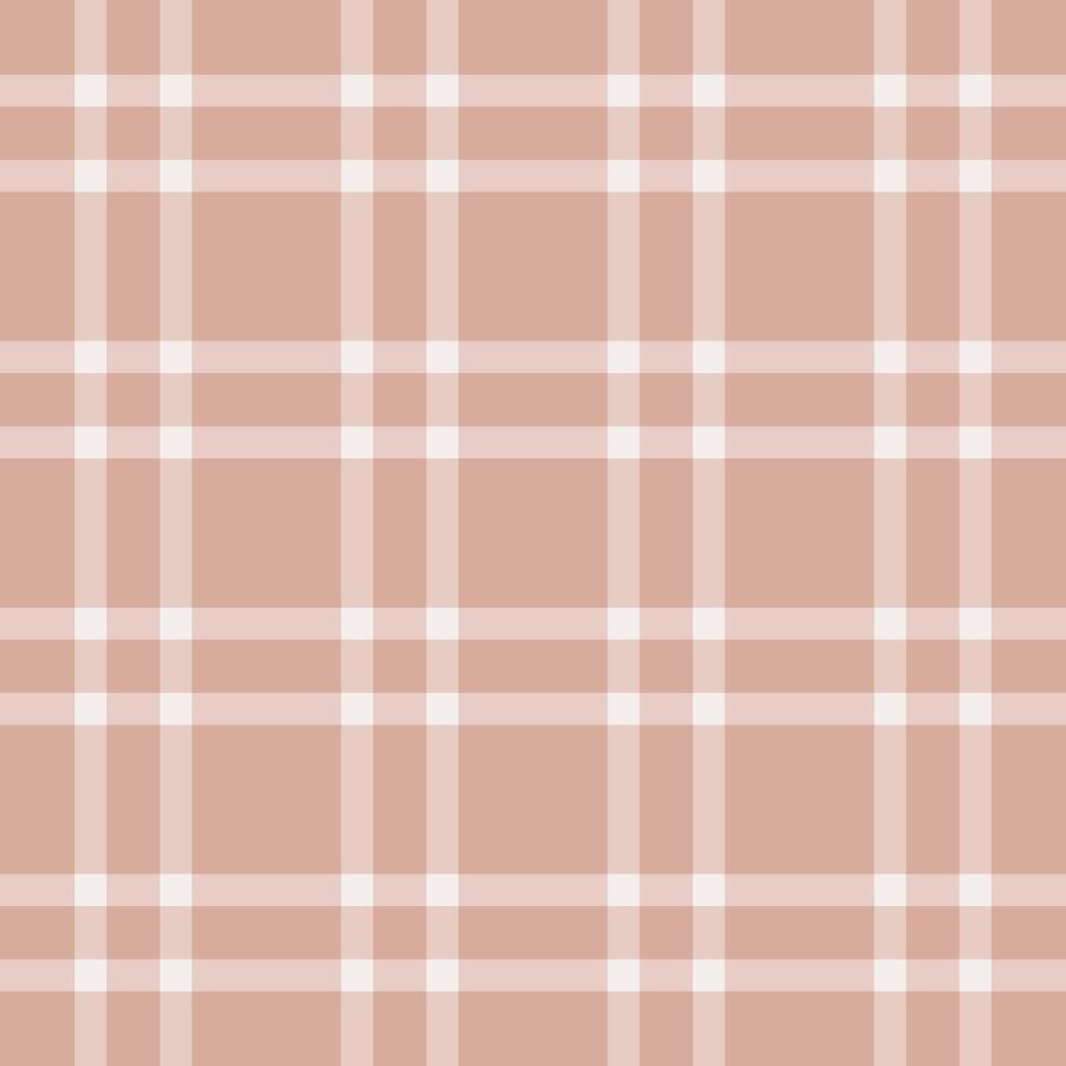 Curtain texture seamless check, creative fabric pattern tartan. Warp background textile plaid in light and white colors. vector