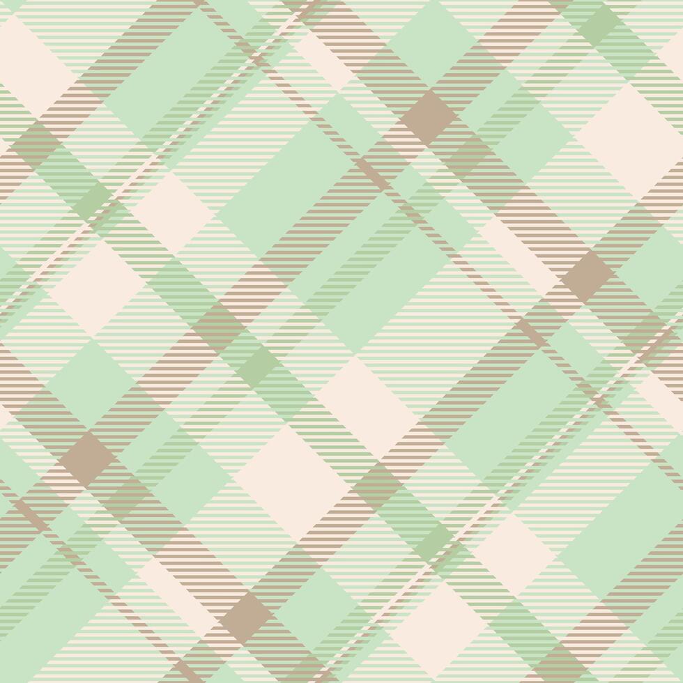 Pop textile check fabric, nostalgia pattern seamless texture. Graphic background tartan plaid in light and pastel colors. vector