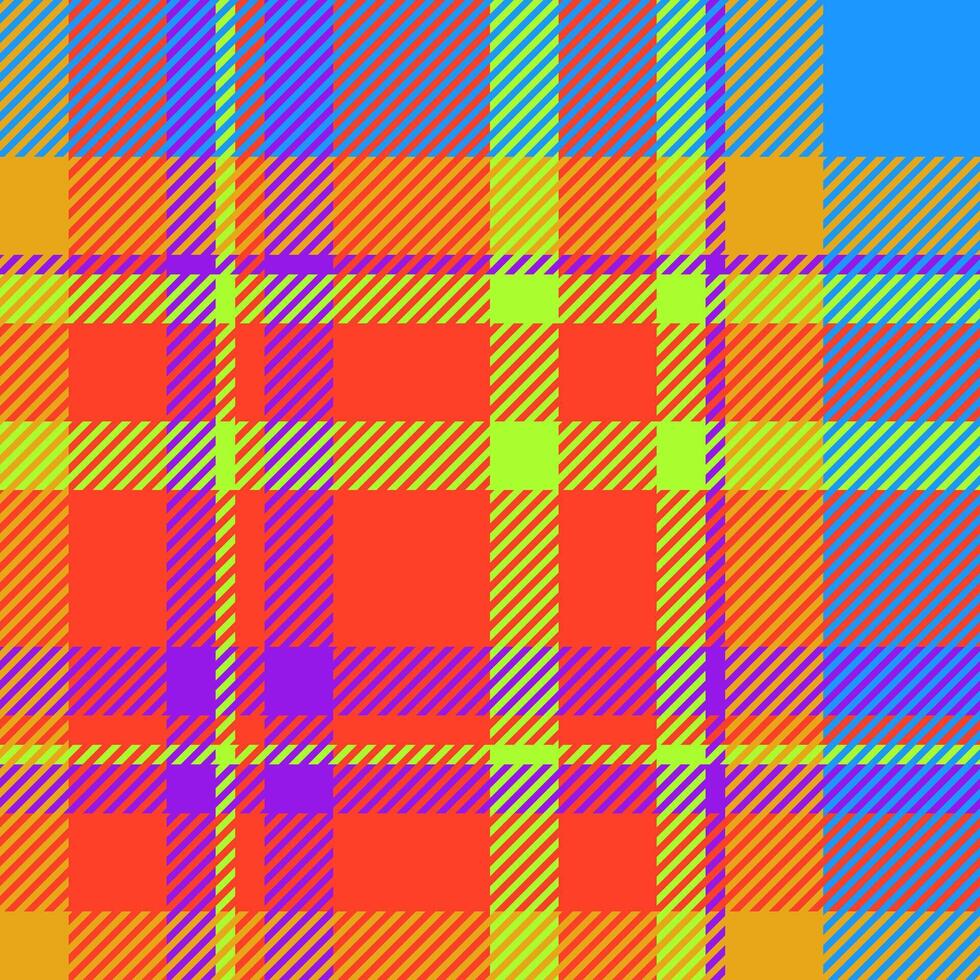 Other seamless fabric tartan, hotel pattern textile background. Classic texture plaid check in red and amber colors. vector