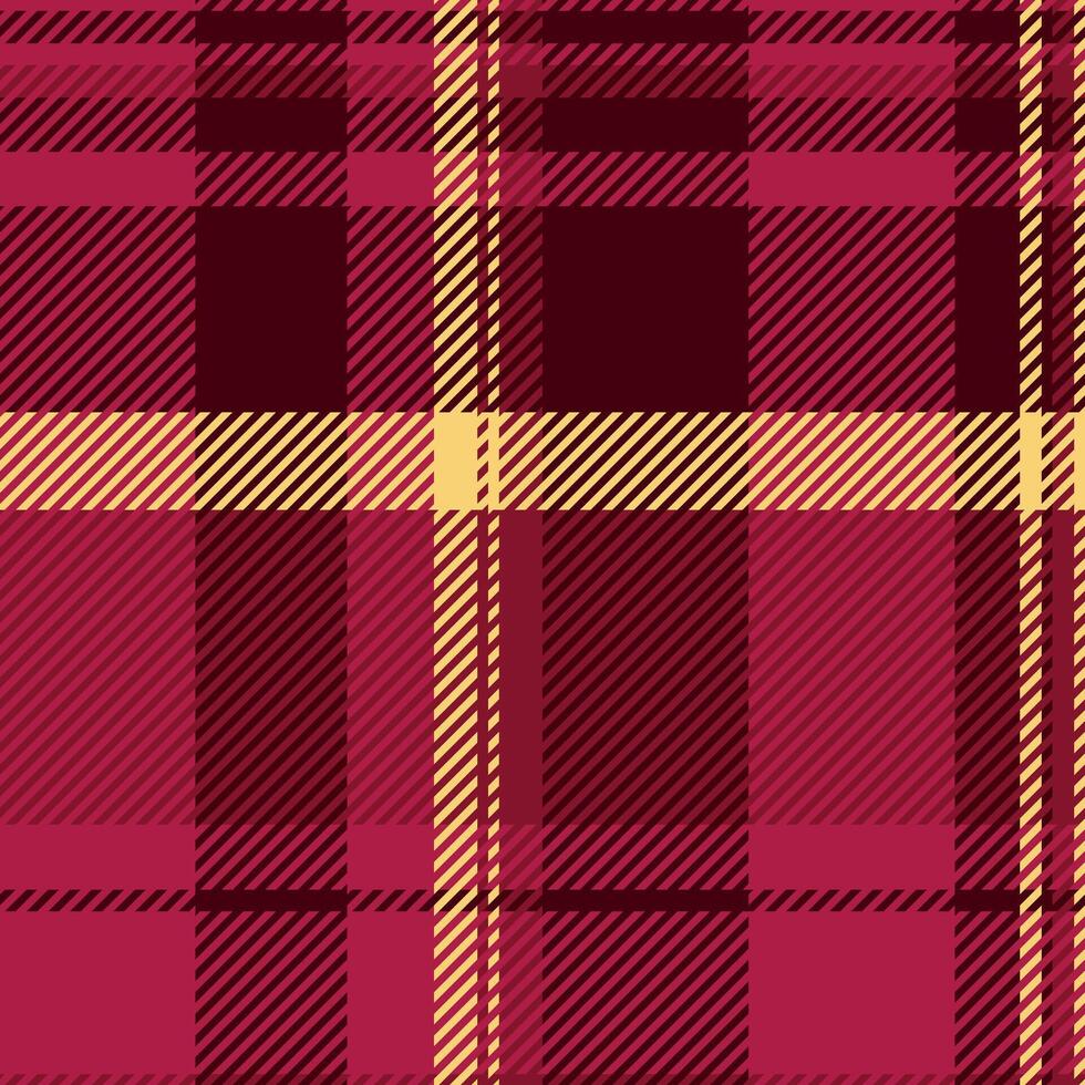 Elegant burgundy and gold plaid pattern. Perfect for fall fashion, textiles, wrapping paper, or website backgrounds. Stylish diagonal stripes create a sophisticated and versatile design. vector