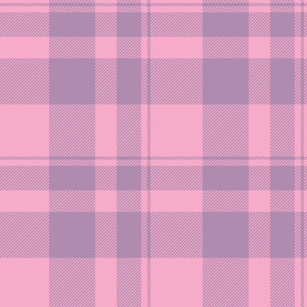 Pop check plaid texture, awesome fabric pattern tartan. Ethnicity seamless textile background in pink and pastel colors. vector