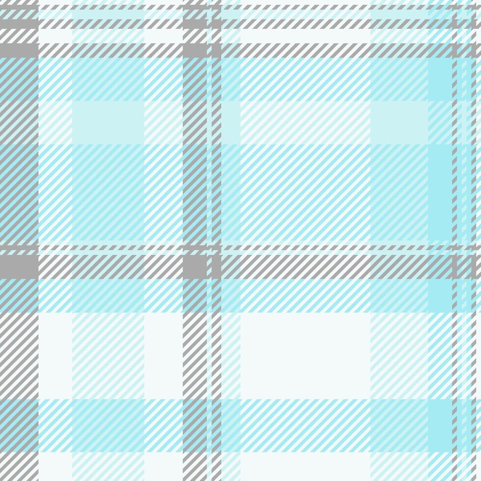 Elegant pastel blue and gray plaid pattern. Perfect for textile design, website backgrounds, or stationery. Subtle, stylish, and versatile, this seamless texture offers a soft, calming aesthetic. vector