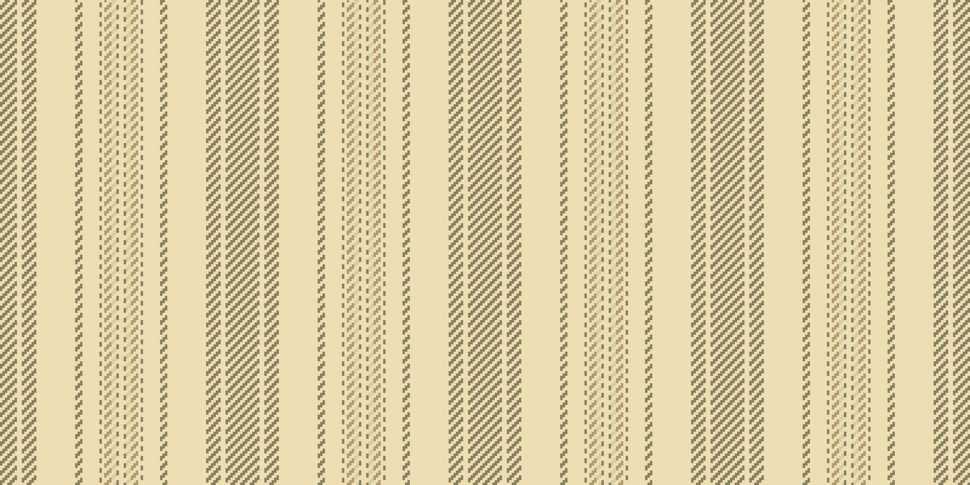 Shop texture vertical, podium textile seamless pattern. Outline lines fabric stripe background in light and yellow colors. vector