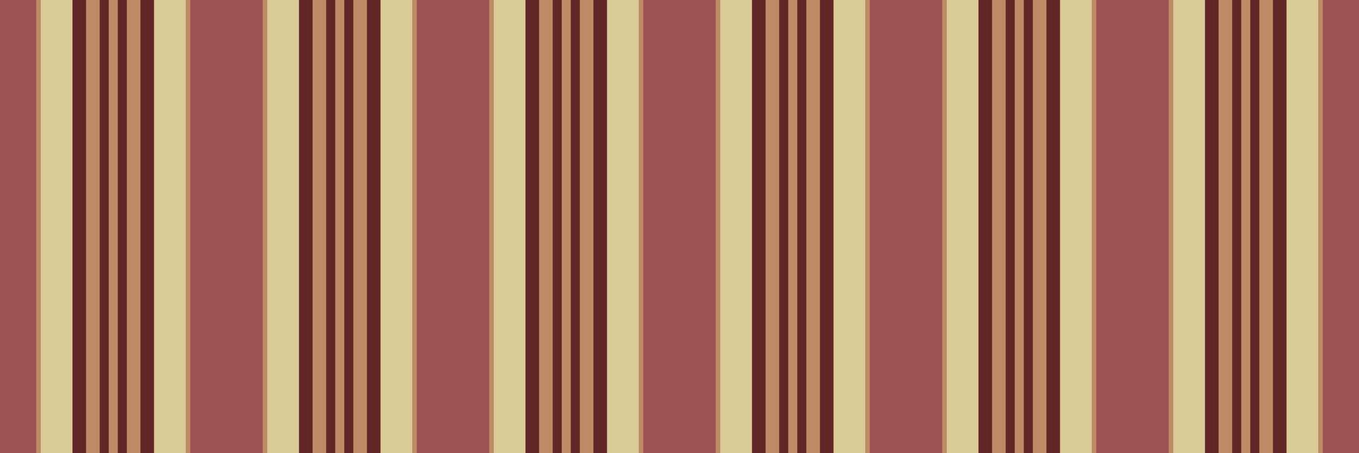 Overlay lines background vertical, manufacture pattern stripe. Tape texture textile fabric seamless in red and orange colors. vector