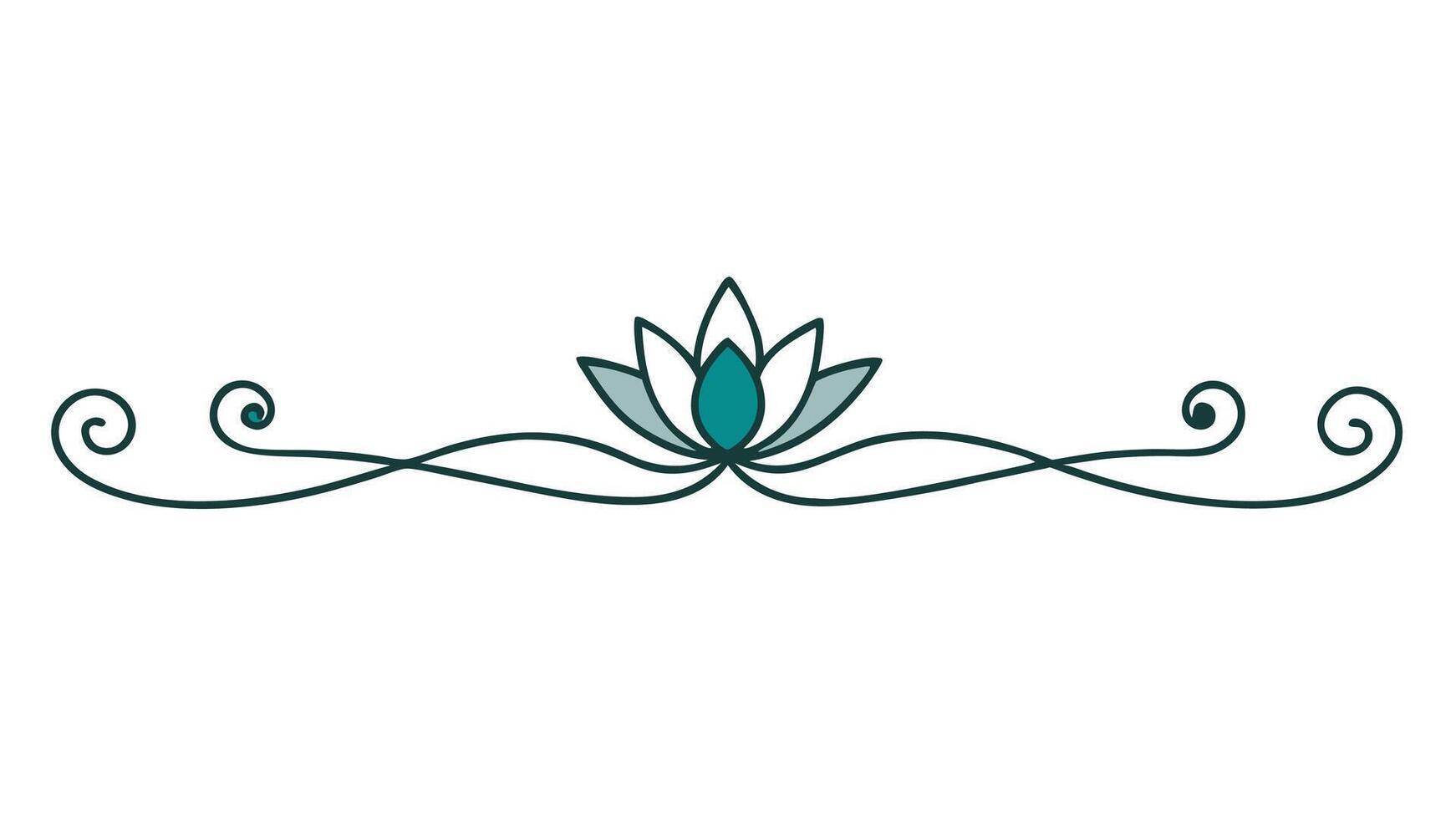 Stylish Botanical Ornament for Artistic Borders and Patterns vector