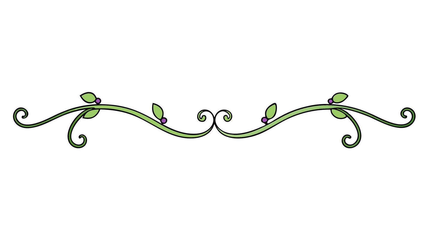 Beautiful Flourish Ornament Design Wedding Invitation and Stationery vector