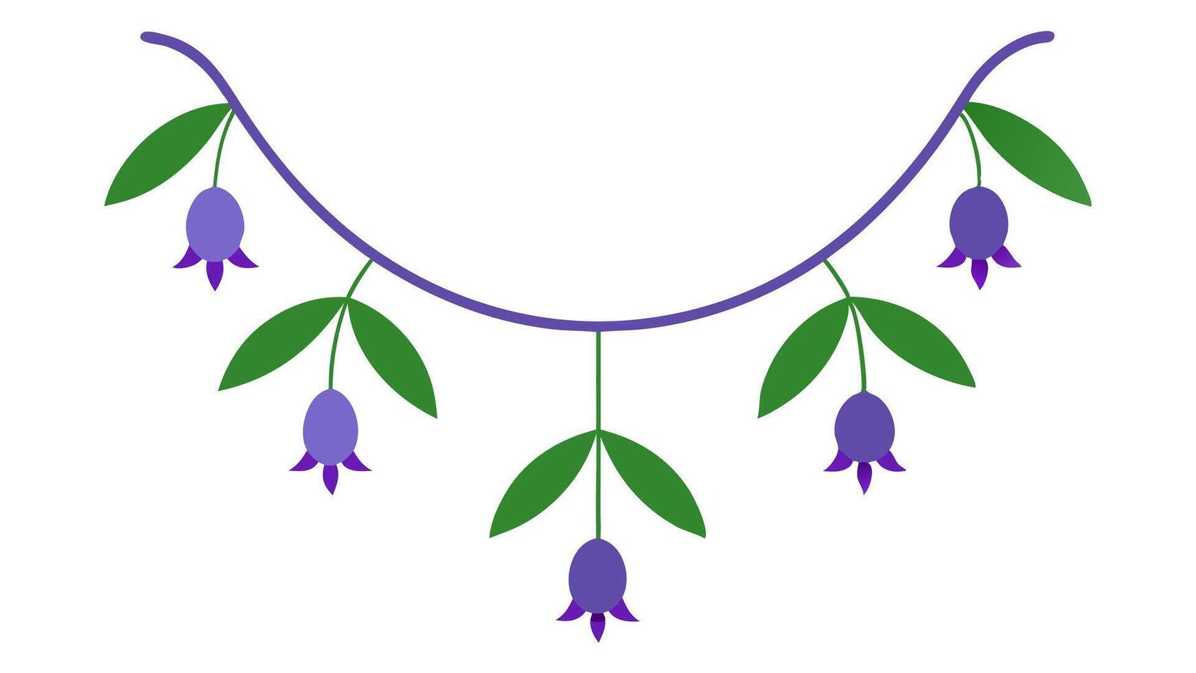 Floral Underline Ornament Elements Decorative Design and Branding vector