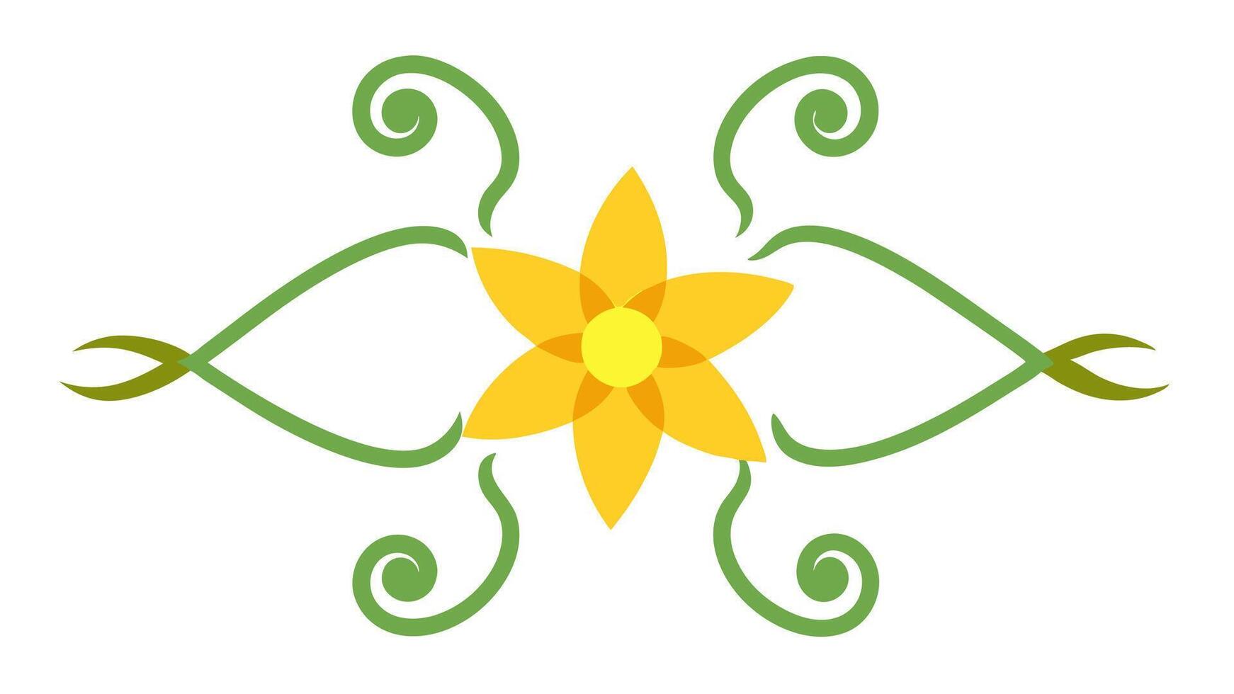 Decorative Floral Underline Elements for Luxury Frame vector
