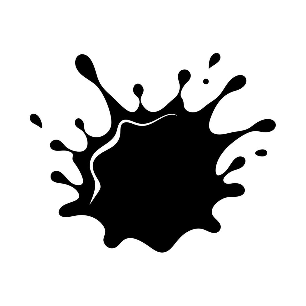 Water Splash Silhouette Fluid Motion vector